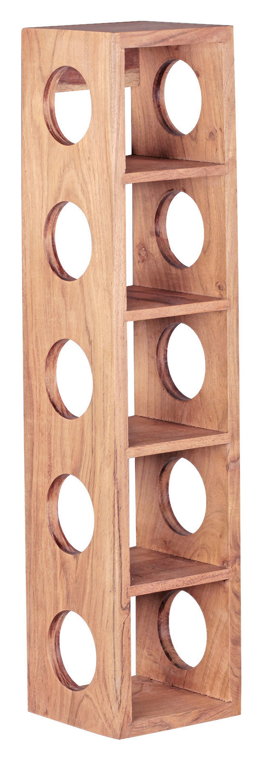 WEINREGAL 15/70/15 cm  - Akaziefarben, Modern, Holz (15/70/15cm) - MID.YOU