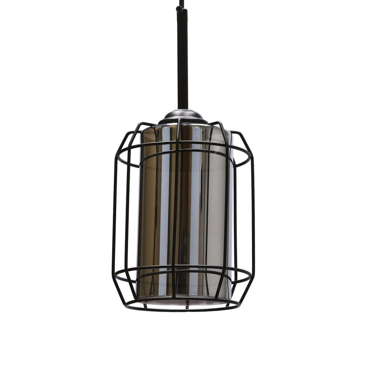 PENDELLEUCHTE Jonera 15/15/110 cm   - Schwarz, Design, Metall (15/15/110cm)