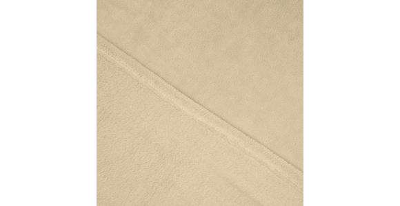 DECKE 140/190 cm  - Ecru, Basics, Textil (140/190cm) - Novel