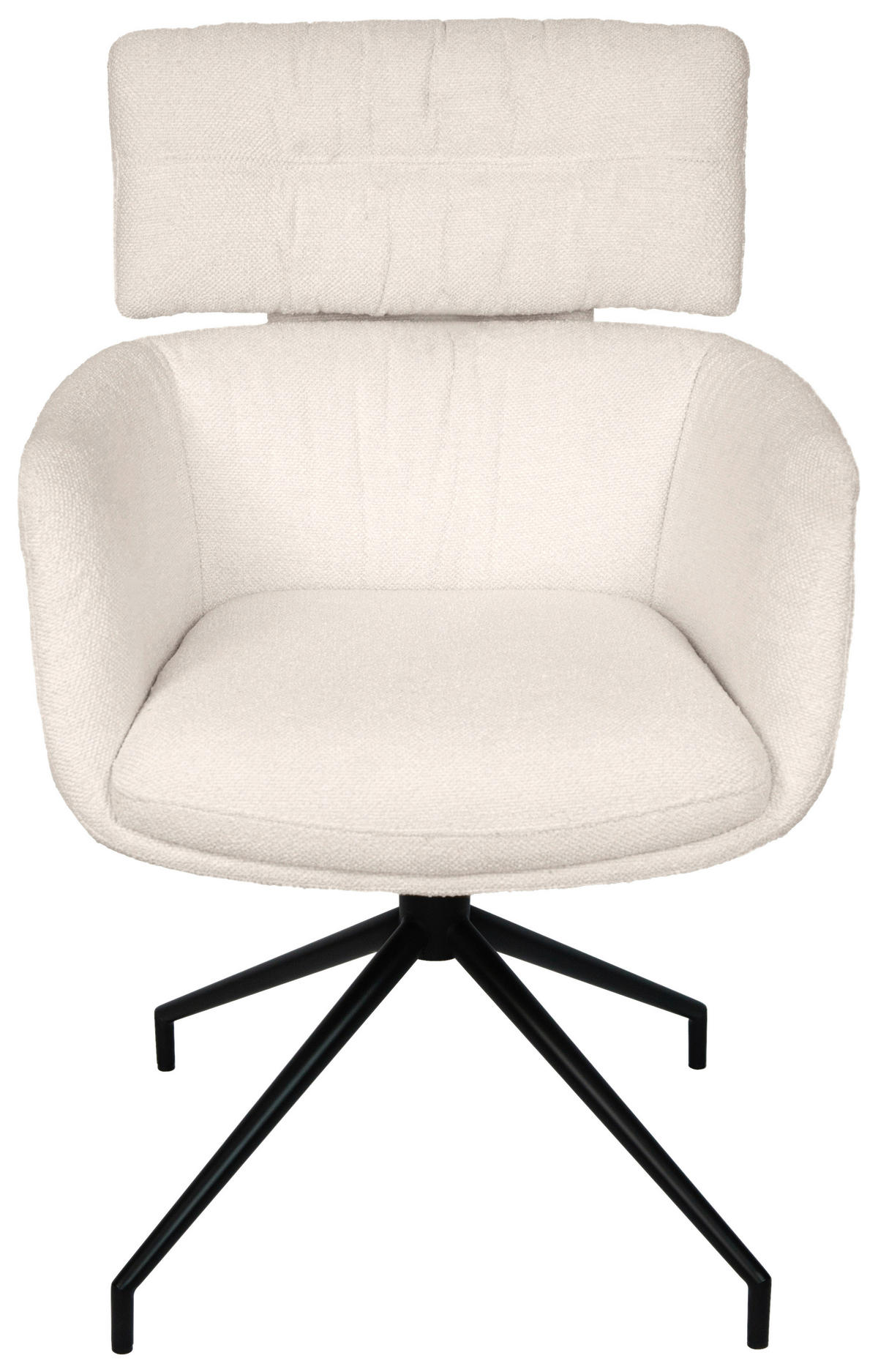 ARMLEHNSTUHL  in Eisen Webstoff  - Eichefarben/Creme, Design, Holz/Textil (62/92/66cm) - Dieter Knoll