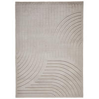 HOCHFLORTEPPICH 160/230 cm Siena Taupe rechteckig  - Taupe, Design, Kunststoff/Textil (160/230cm) - Novel