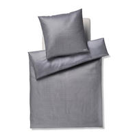 WENDEBETTWÄSCHE Makosatin 155/220 cm  - Anthrazit, Basics, Textil (155/220cm) - Joop!