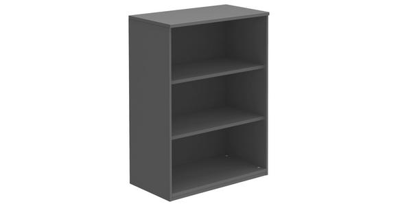 AKTENREGAL Anthrazit - Anthrazit, KONVENTIONELL, Holzwerkstoff (80/111,7/43cm) - Moderano