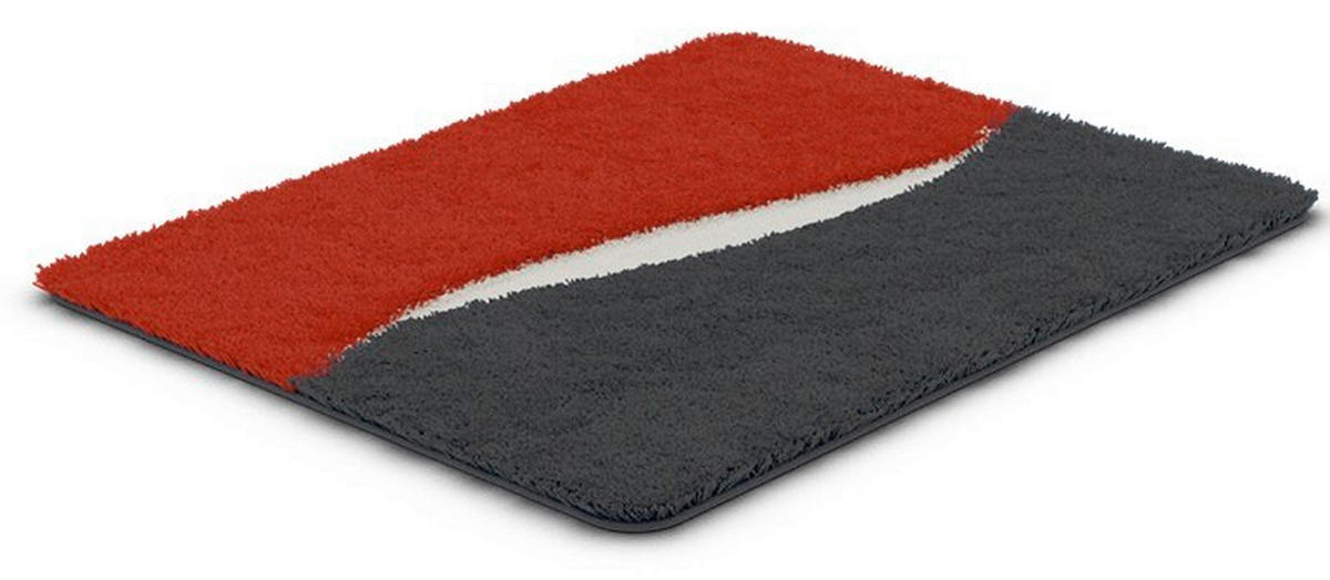 BADTEPPICH GELO Rot 50/60 cm  - Rot, Basics, Kunststoff/Textil (50/60cm) - Grund