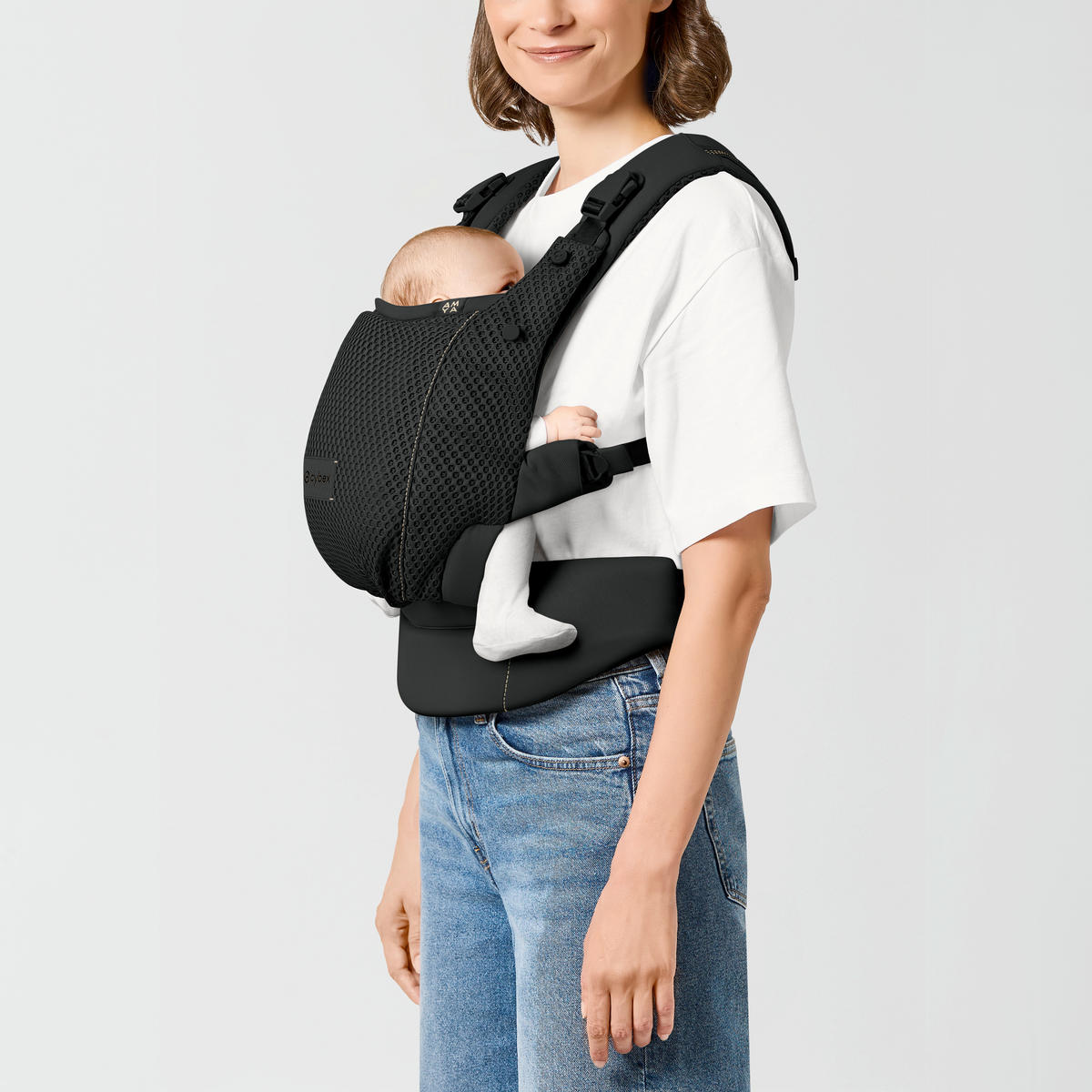 BABYTRAGE Amya  - Schwarz, Basics, Textil (50/60cm) - Cybex