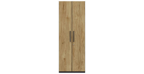 AKTENSCHRANK Anthrazit, Hickory  - Anthrazit/Hickory, KONVENTIONELL, Holzwerkstoff (80/220,5/41,9cm) - Moderano