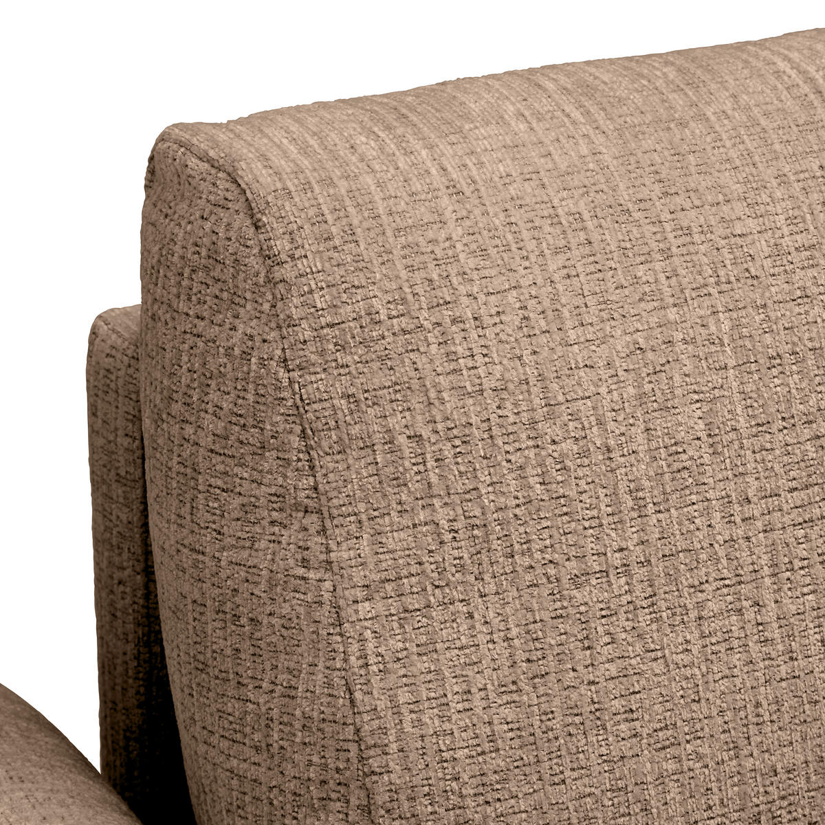 2-SITZER-SOFA in Webstoff Braun  - Eichefarben/Creme, Modern, Holz/Textil (150/85/92cm) - MID.YOU