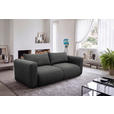 SCHLAFSOFA Flachgewebe Anthrazit  inkl.  - Anthrazit/Schwarz, MODERN, Kunststoff/Textil (248/94/109cm) - Carryhome