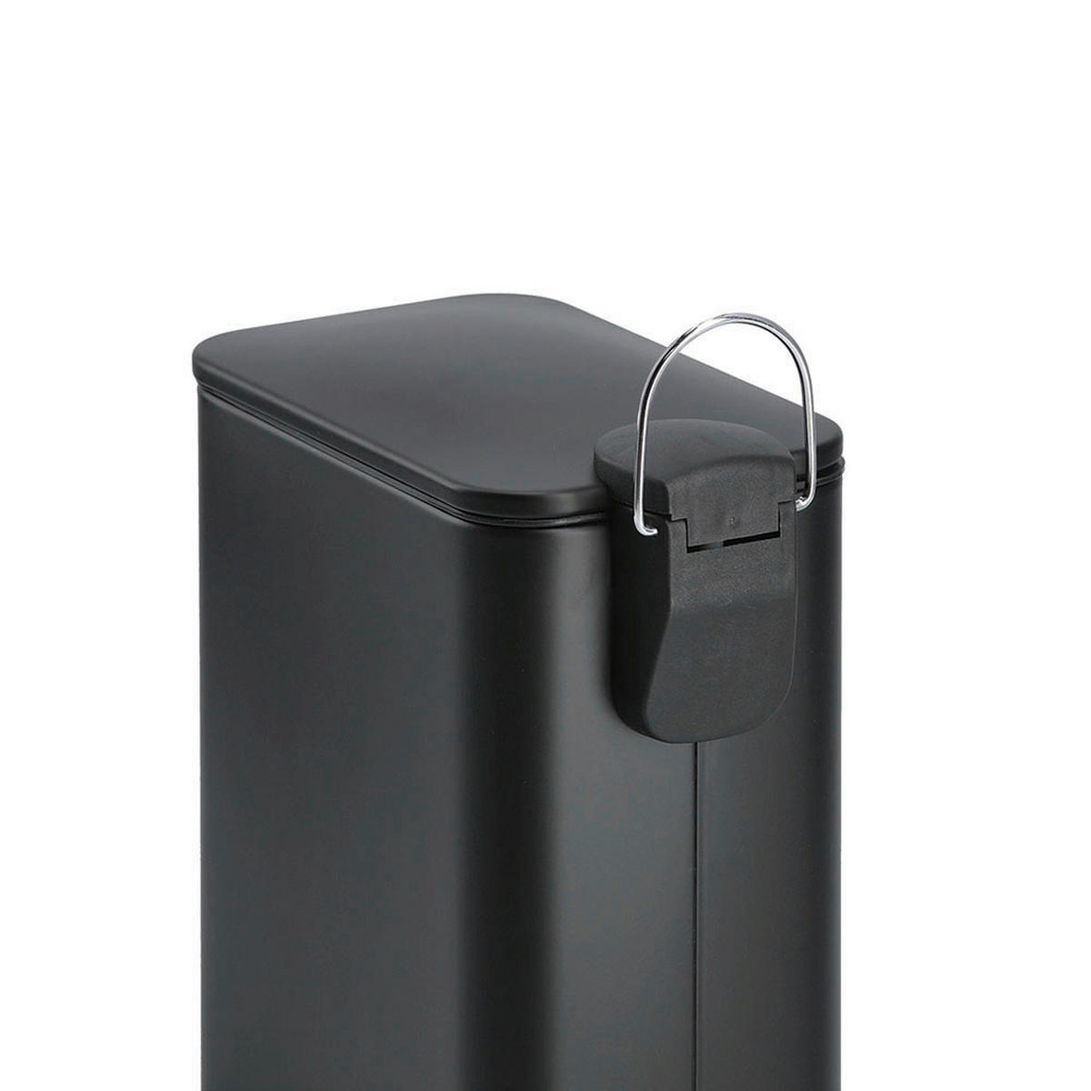 TRETEIMER 5 l  Metall  - Schwarz, Basics, Metall (28,7/14/29cm) - Zeller Present