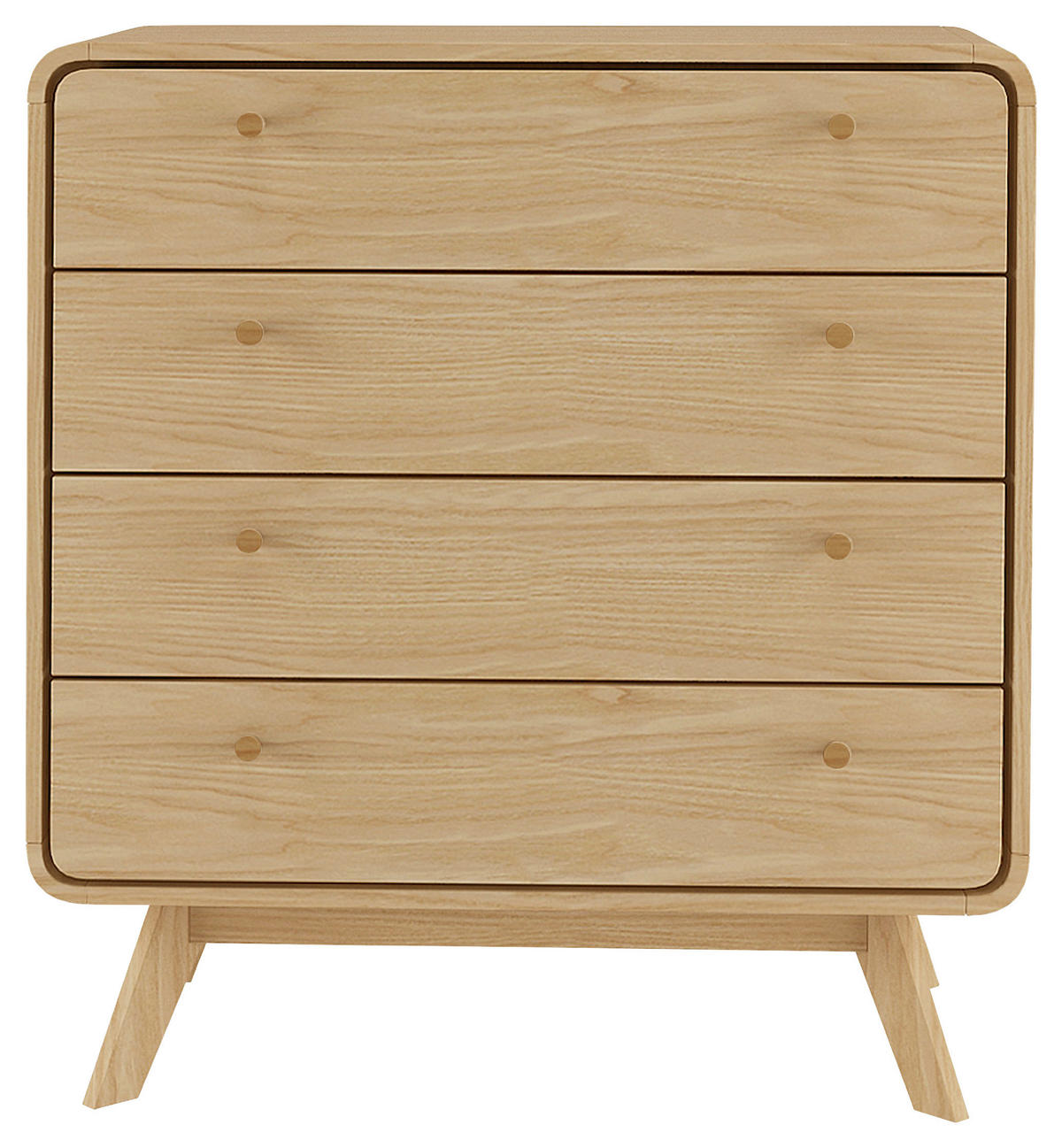 KOMMODE Cassie  in 80/88/39 cm  - Eichefarben/Naturfarben, Design, Holzwerkstoff (80/88/39cm) - MID.YOU