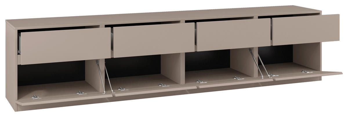 LOWBOARD Bern  in 225/52,5/40 cm  - Beige, Design, Holzwerkstoff (225/52,5/40cm) - MID.YOU