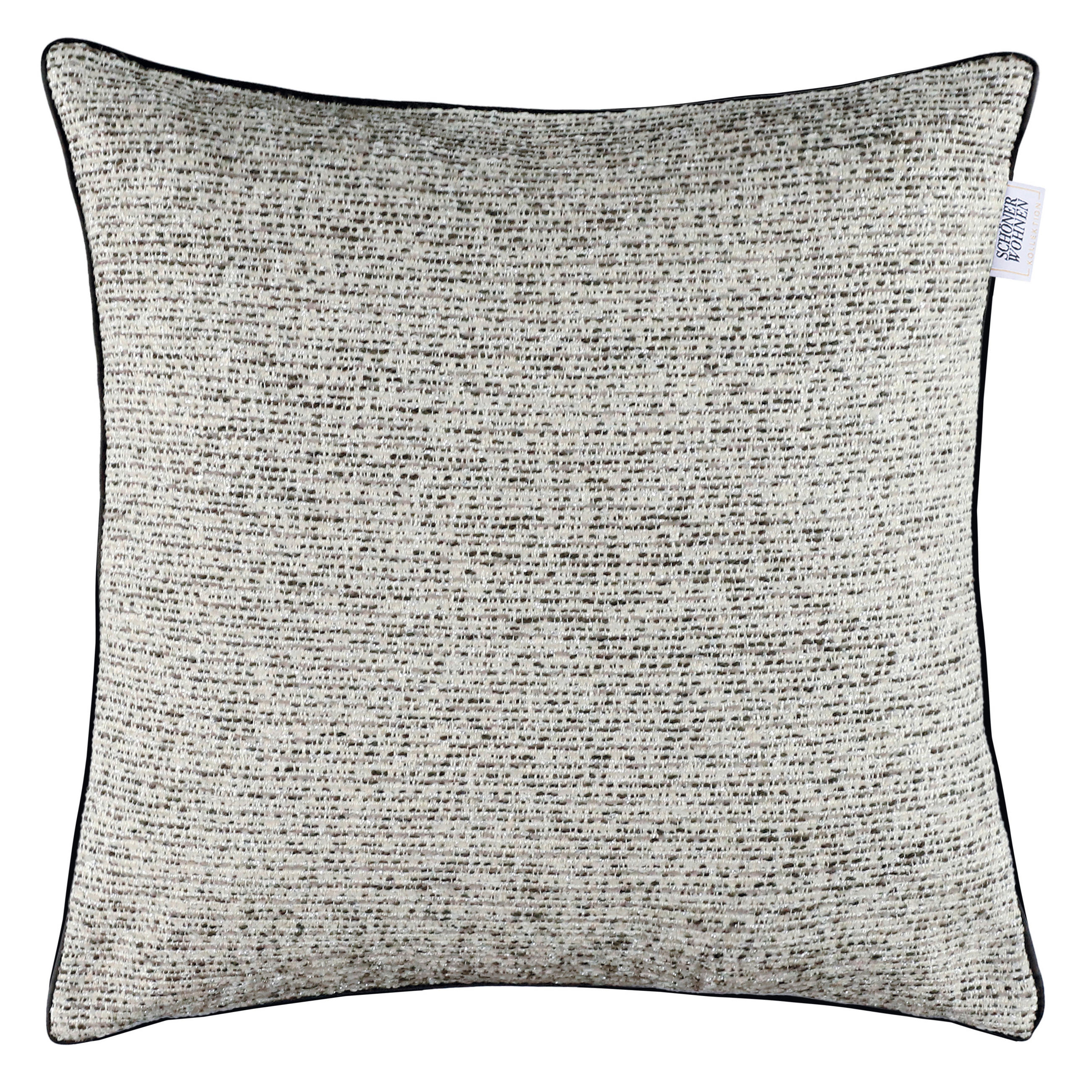 ZIERKISSEN  38/38 cm   - Greige/Hellgrau, Basics, Textil (38/38cm) - Schöner Wohnen