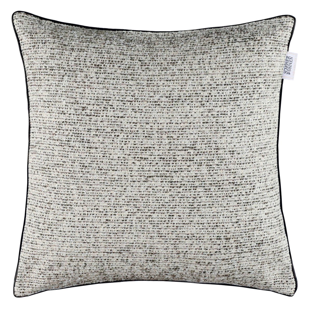 ZIERKISSEN  38/38 cm   - Greige/Hellgrau, Basics, Textil (38/38cm) - Schöner Wohnen