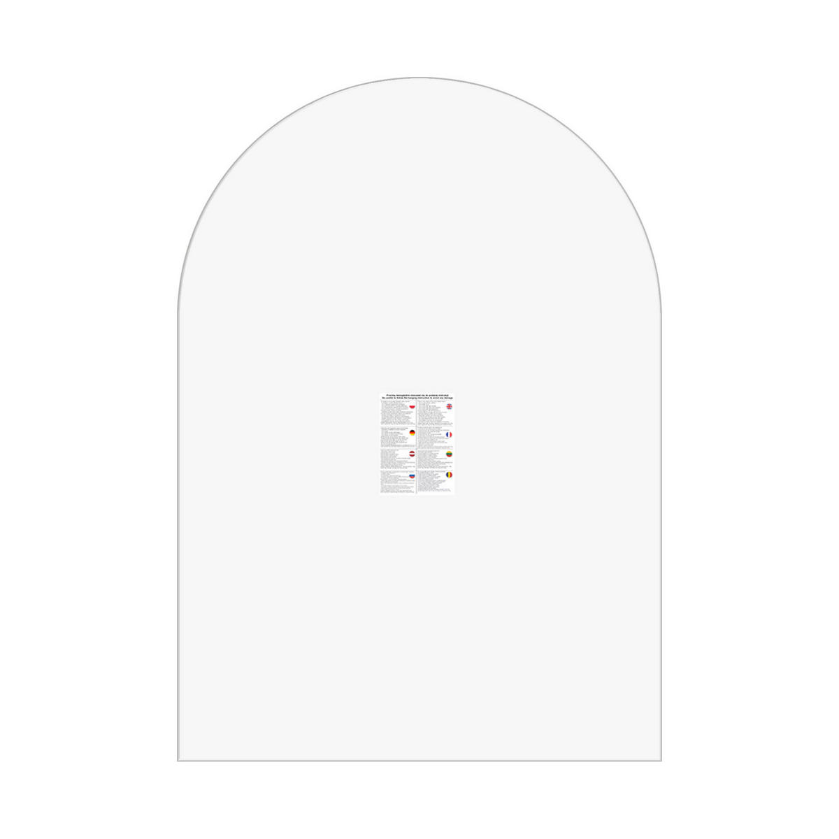 GLASBILD Tiere 70/100 cm  - Multicolor, Basics, Glas/Papier (70/100cm)