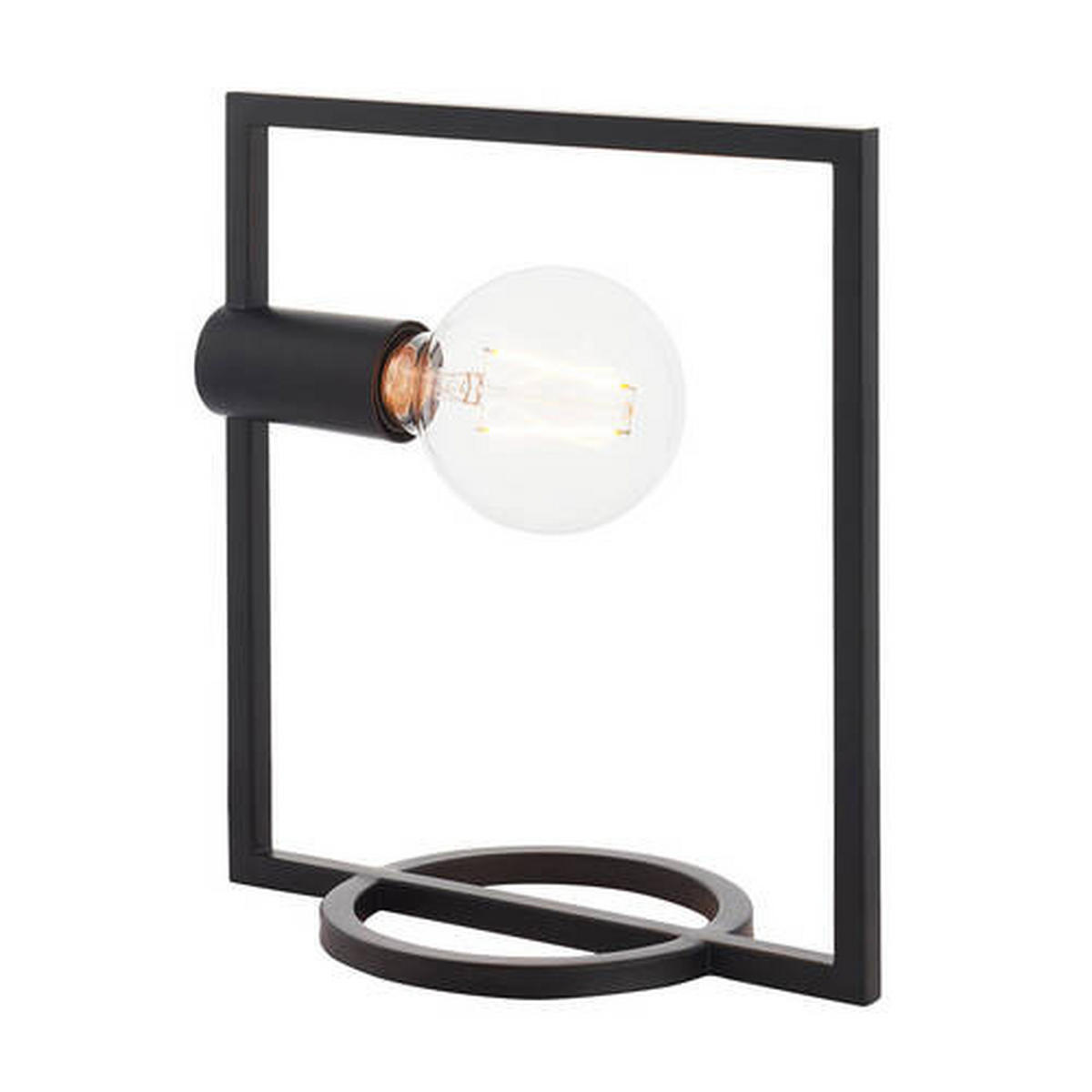 TISCHLEUCHTE Endon Shape Rectangle 28.2/15/29,5 cm   - Schwarz, Basics, Metall (28.2/15/29,5cm) - ENDON