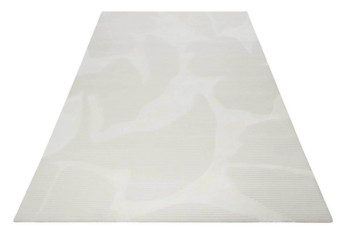 FLACHWEBETEPPICH 200/200 cm Sara Creme, Weiß  - Creme/Weiß, KONVENTIONELL, Textil (200/200cm) - Esprit