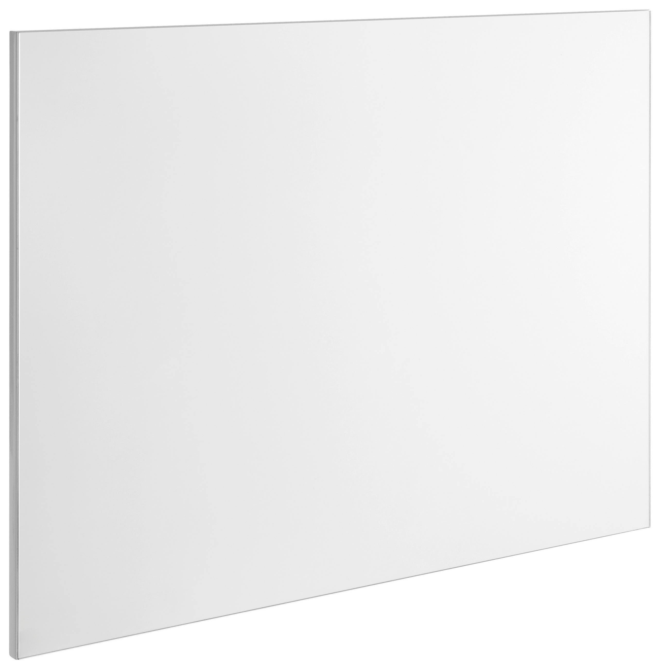 WANDSPIEGEL 90/65/3 cm    in rechteckig  - Weiß, Design, Glas/Holzwerkstoff (90/65/3cm) - Xora
