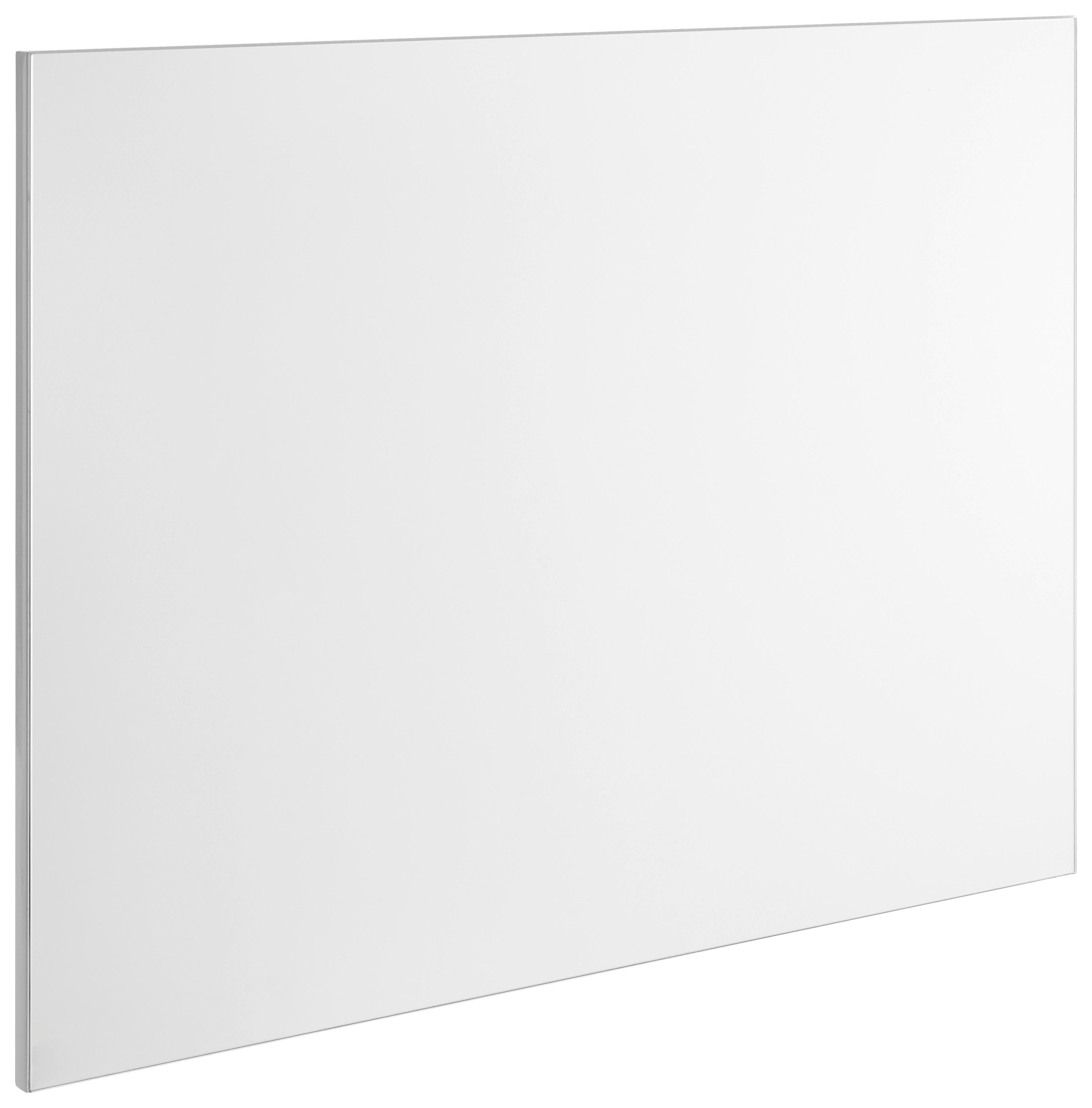 WANDSPIEGEL 90/65/3 cm    - Weiß, Design, Glas (90/65/3cm) - Xora