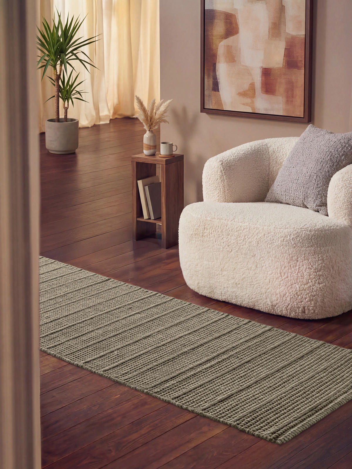 WOLLTEPPICH 80/250 cm Camden Grau  - Grau, KONVENTIONELL, Textil (80/250cm) - Ted Baker