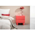 NACHTSCHRANK 56,5/56,5/42,5 cm  - Hellrot, Design, Holzwerkstoff (56,5/56,5/42,5cm) - Novel