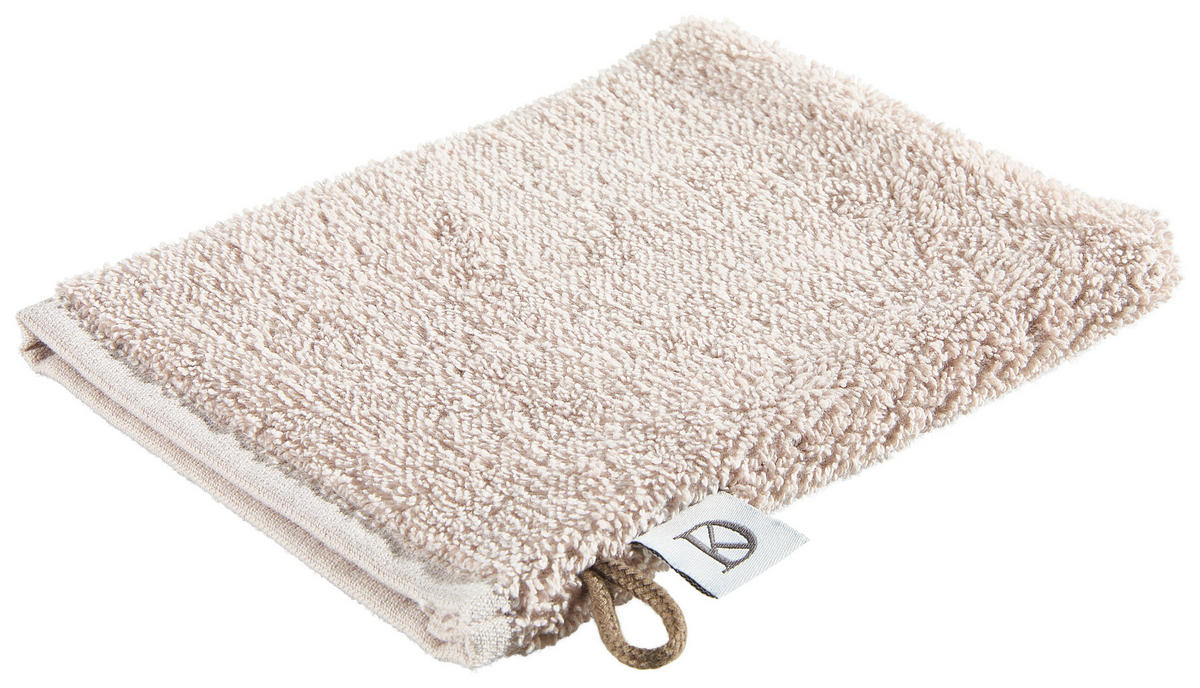 WASCHHANDSCHUHSET BOLANO Taupe 4-teilig  - Taupe, KONVENTIONELL, Textil (16/21cm) - Dieter Knoll