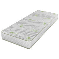 Saltea cu arcuri 90x200 cm  - alb, Basics, textil (90/200cm)