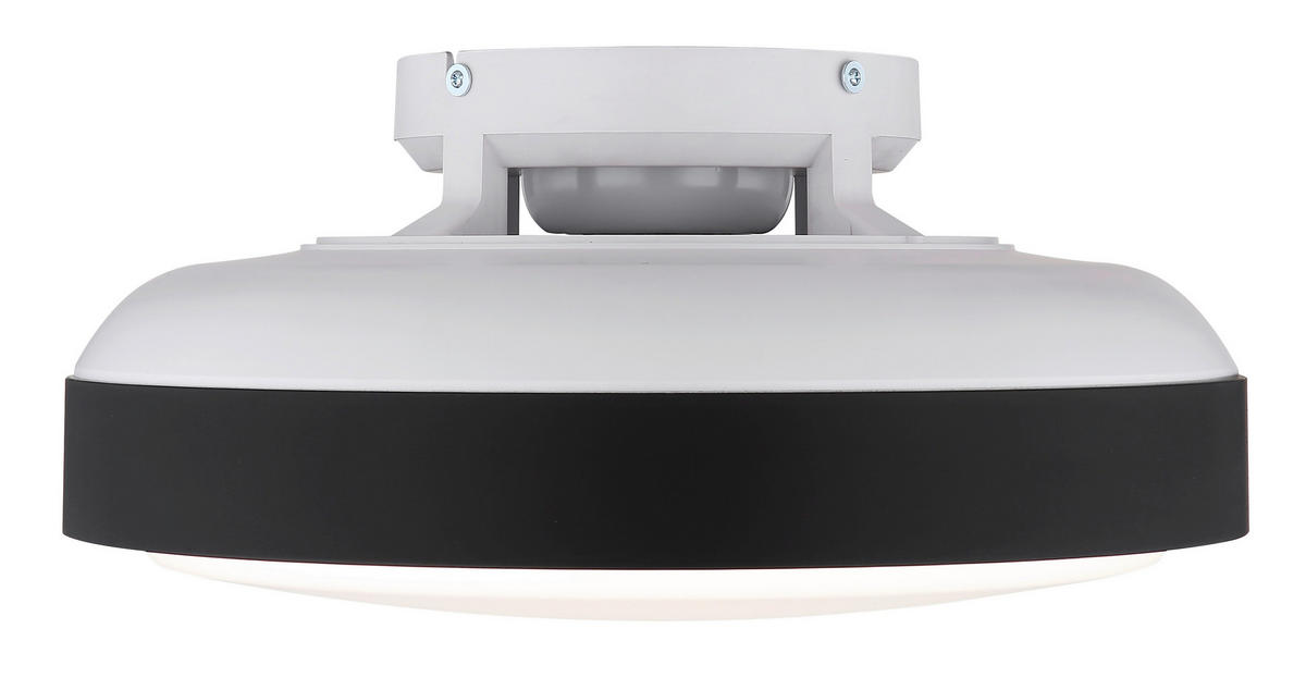 DECKENVENTILATOR  45/20 cm    - Weiss/Opal, Basics, Kunststoff (45/20cm) - Globo
