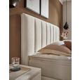 BOXSPRINGBETT 180/200 cm,  in Creme, H2 + H3 = mittel + fest  - Creme, KONVENTIONELL, Kunststoff/Textil (180/200cm) - Voleo