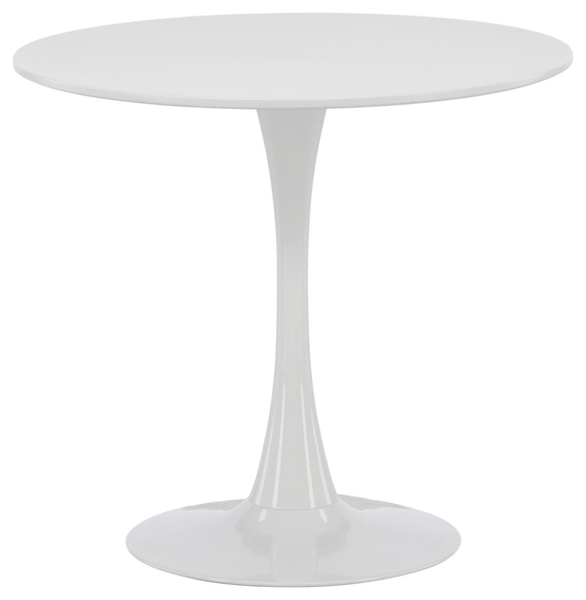 ESSTISCH in Metall, Holzwerkstoff 80/80/75 cm  - Hellgrau/Weiß, Design, Holzwerkstoff/Metall (80/80/75cm) - Livetastic