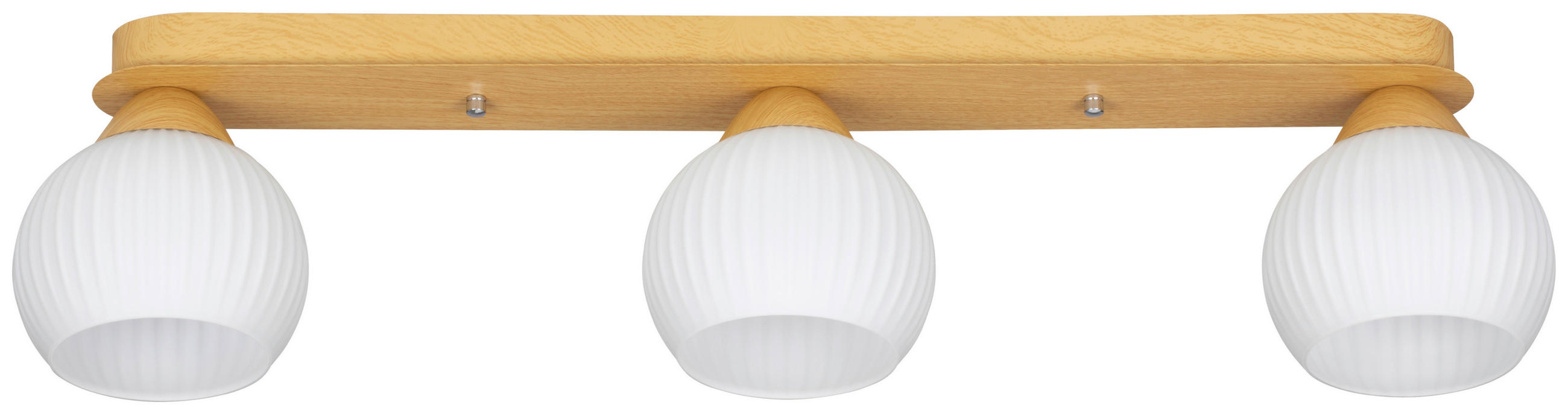 Thumbnail - Novel Deckenleuchte, Weiß, Eiche, Metall, Glas, Holzoptik,Holzoptik, rechteckig,rechteckig, 15x18x80 cm, RoHS, ISO 9001,...