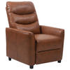 TV-FOTEL - barna/fekete, Konventionell, textil/fém (76/105/88cm) - MID.YOU