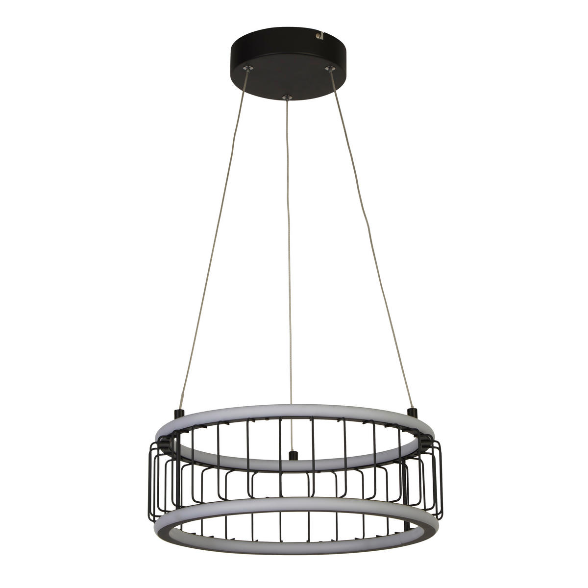 LED SVJETILJKA VISEĆA  38/150 cm      Circolo  - crna, Design, metal/plastika (38/150cm)