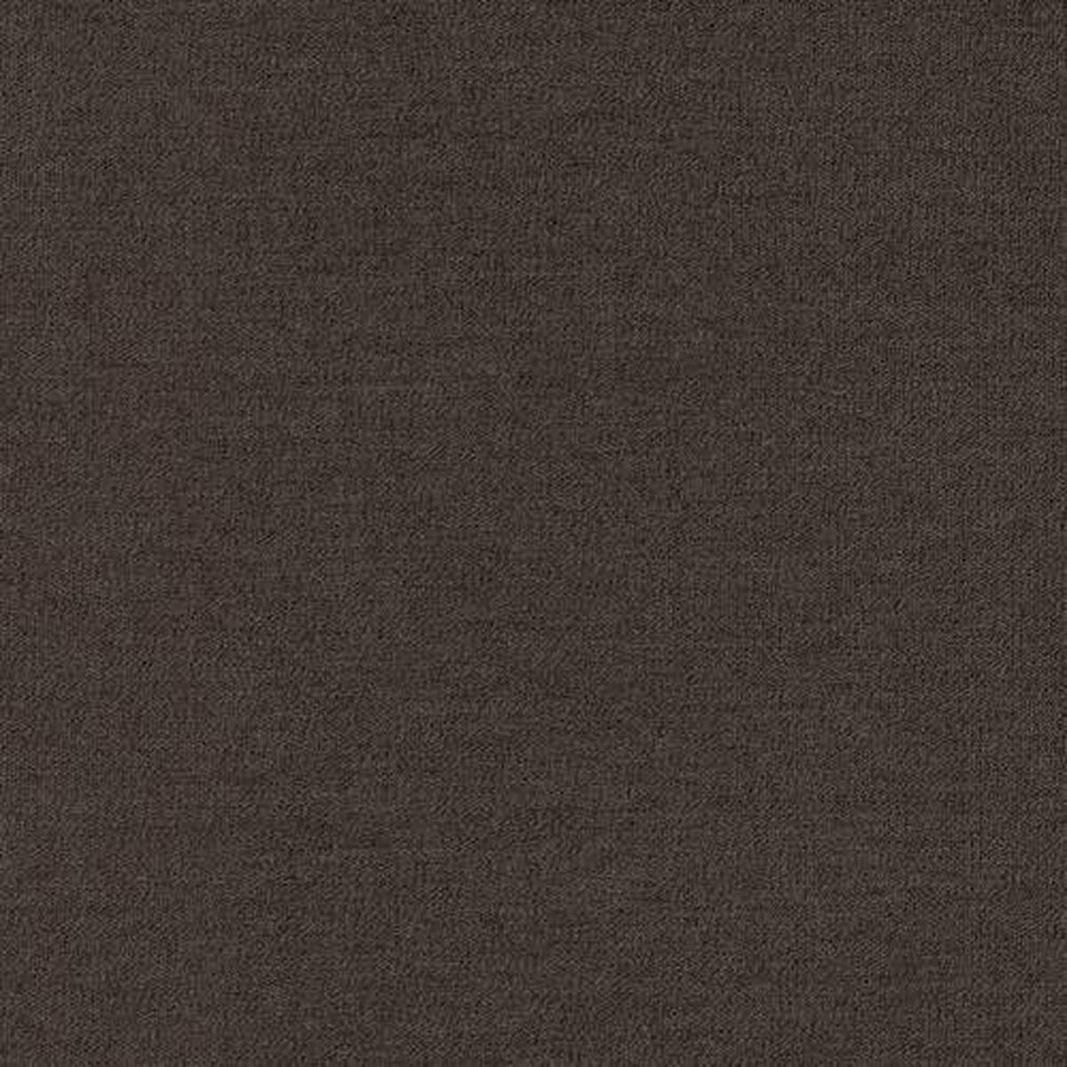ECKSOFA in Flachgewebe Dunkelbraun  - Dunkelbraun/Schwarz, Design, Textil/Metall (344/157cm) - Chilliano