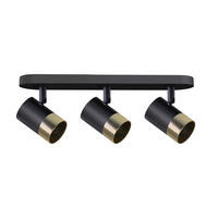 STRAHLER 44/5,5/14 cm   - Goldfarben/Schwarz, Design, Metall (44/5,5/14cm)