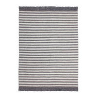 WEBTEPPICH  Wohnzimmer 200/290 cm Anthrazit, Naturfarben rechteckig  - Anthrazit/Naturfarben, Basics, Textil (200/290cm) - Kayoom