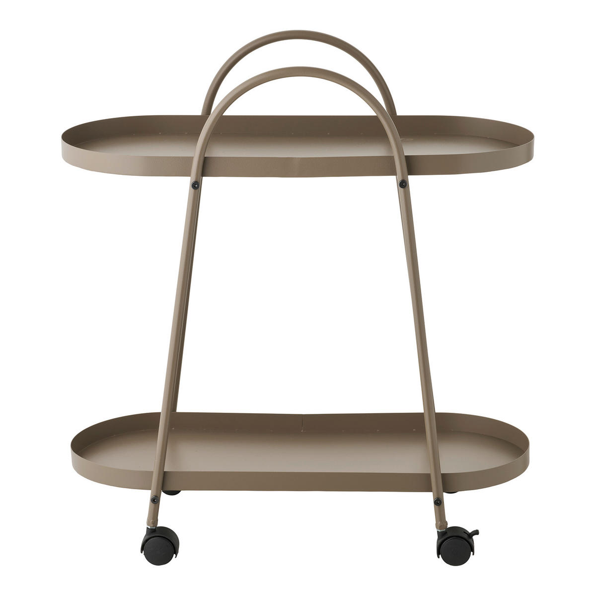 BARWAGEN in Hellbraun  - Hellbraun, Basics, Kunststoff/Metall (60/27,5/64cm)