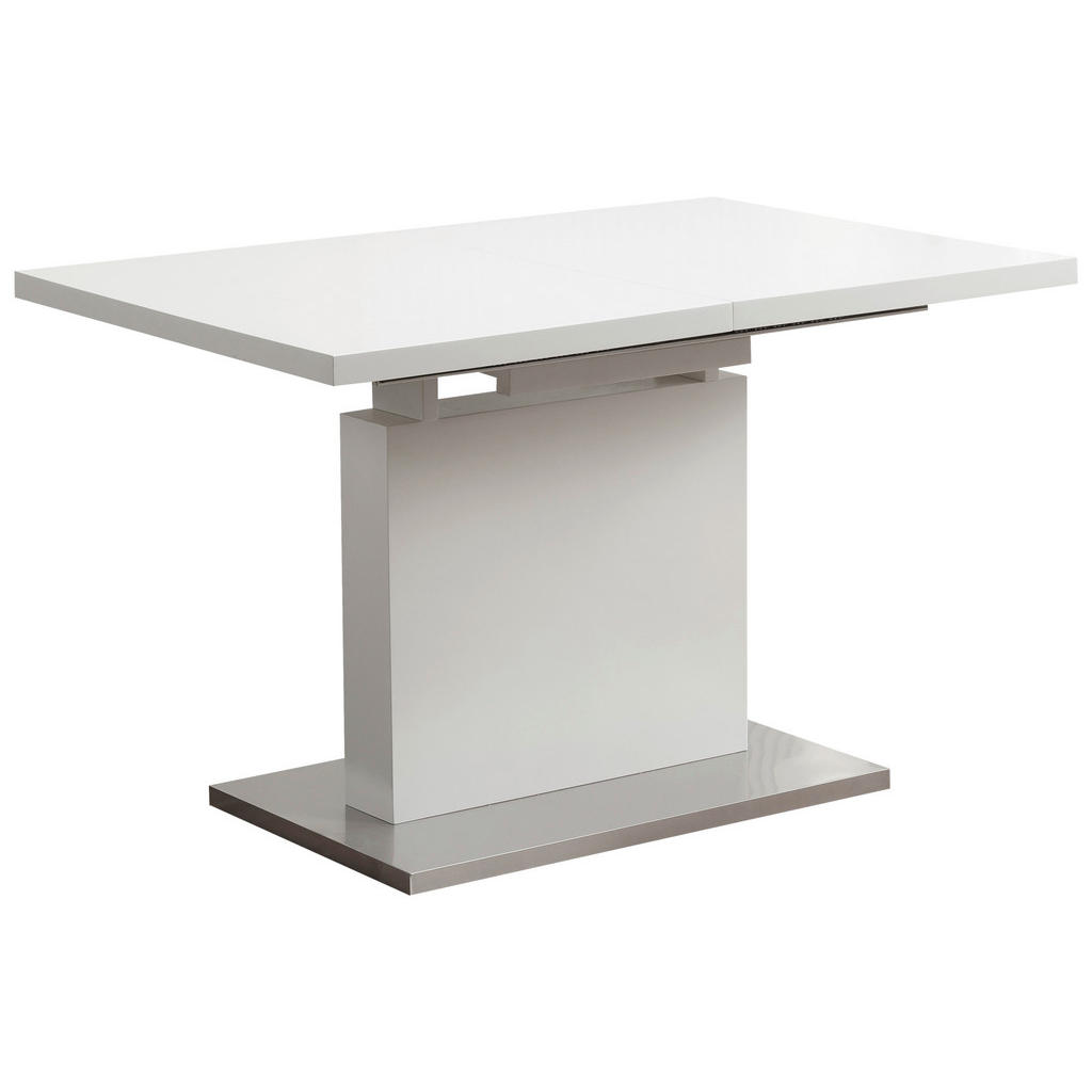MASĂ din metal, material pe bază de lemn 120-160/80/76 cm