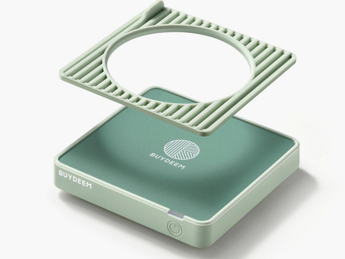 melegen tartó,melegítő,pohár  - pasztellzöld, Basics, műanyag (12/3/12cm) - BUYDEEM