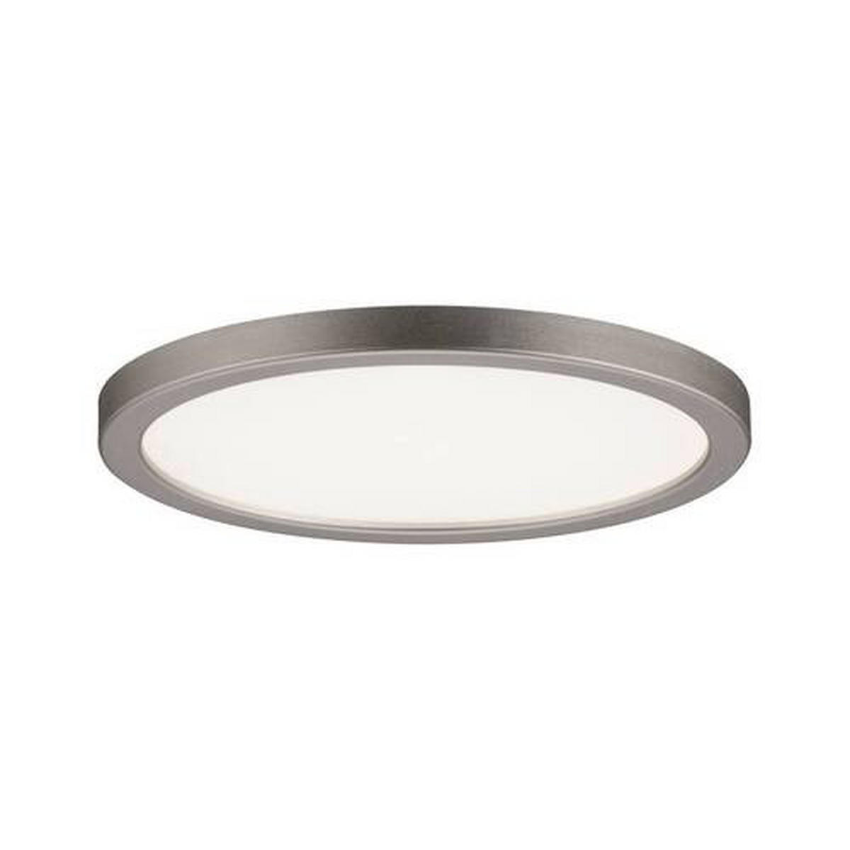 LED-PANEEL 12/1 cm   - Nickelfarben, Basics, Kunststoff (12/1cm) - Paulmann