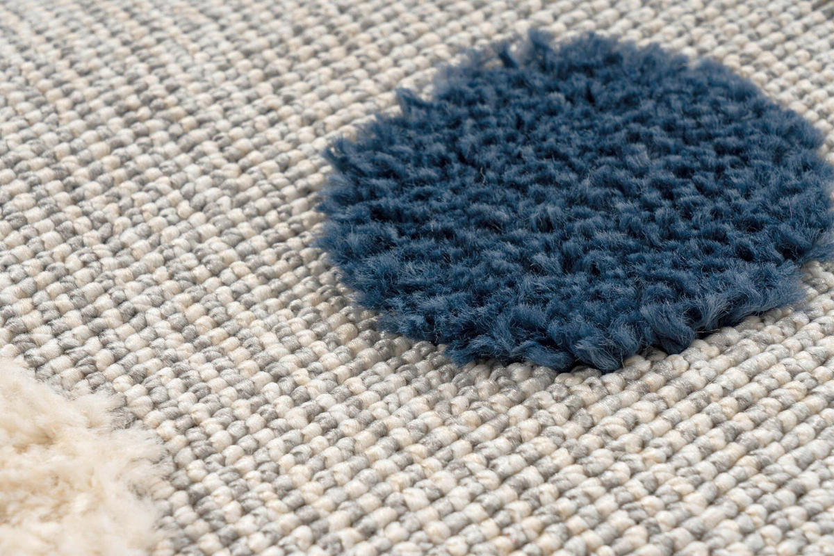 FLACHWEBETEPPICH 133/133 cm Grau  - Grau, Basics, Textil (133/133cm) - Kayoom