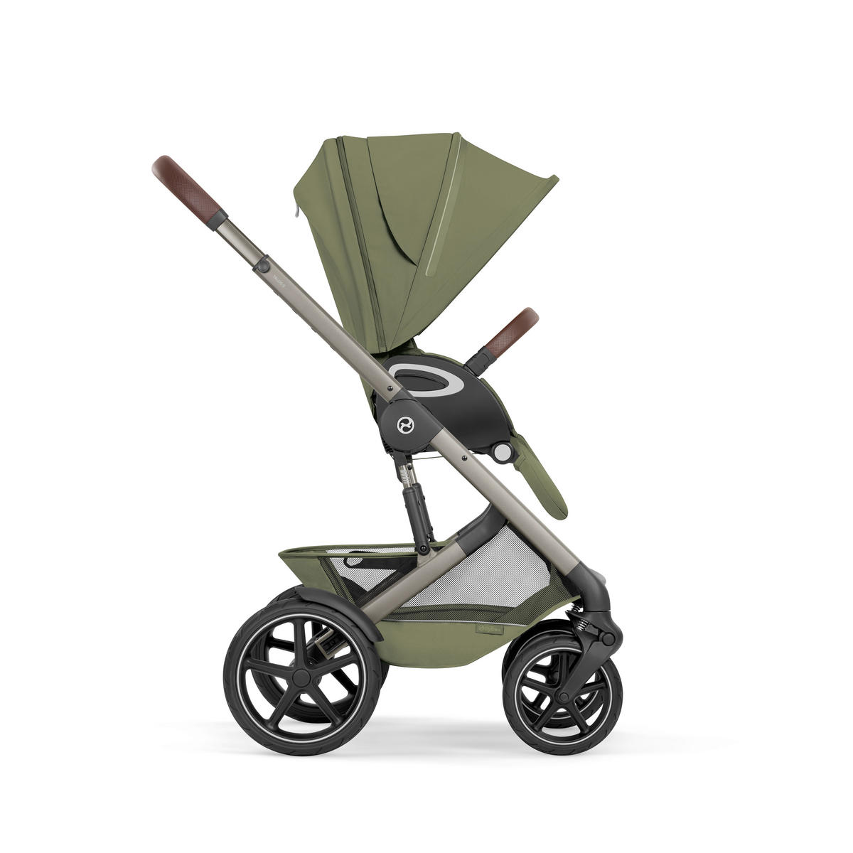 KINDERWAGEN Talos S TPE inkl. Fold-Carrycot  - Taupe/Khaki, Basics, Textil/Metall (93/60/115cm) - cybex GOLD