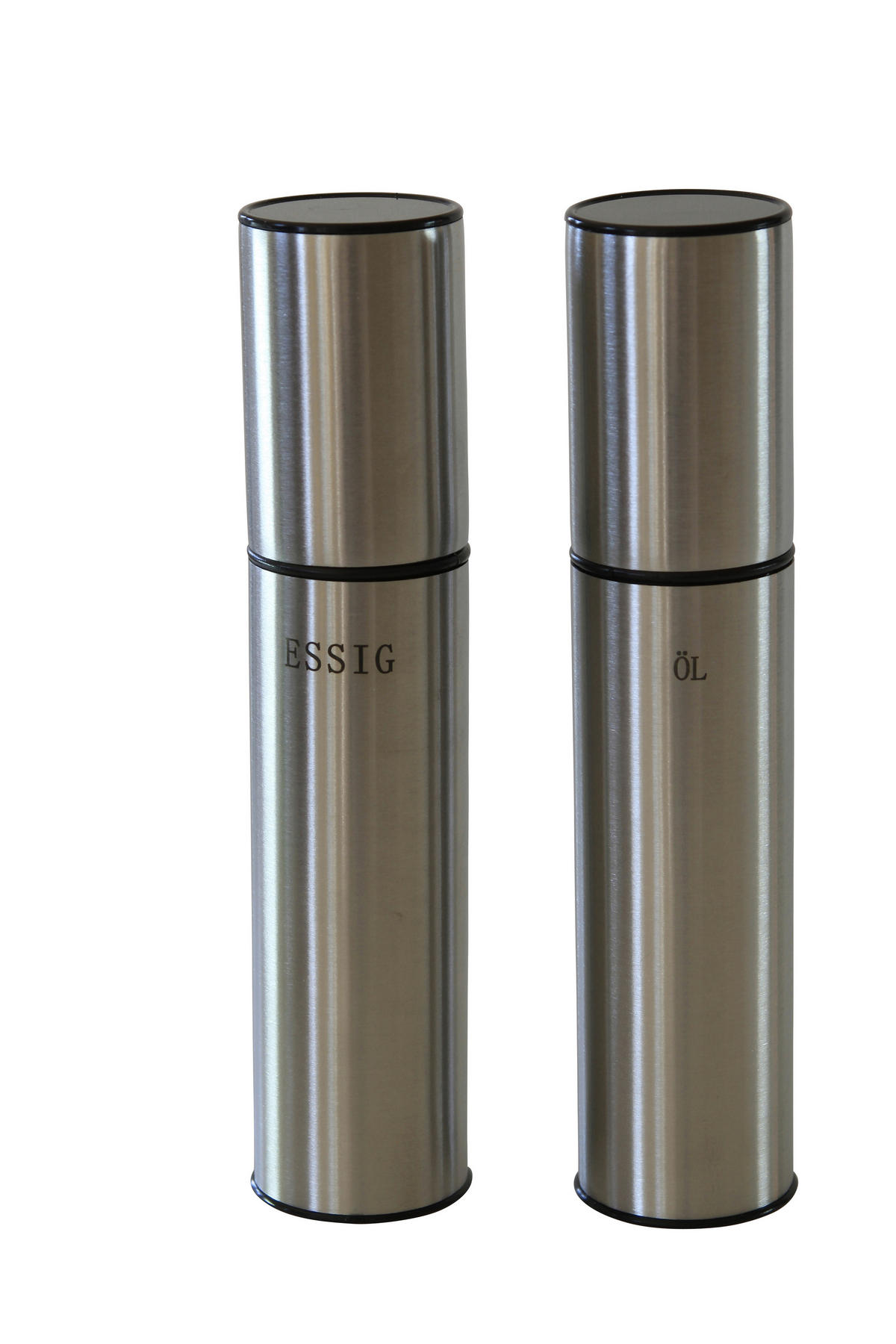 ESSIG-/ÖLFLASCHE - Silberfarben, Basics, Kunststoff (15,2/4,3/24,7cm) - Berndorf