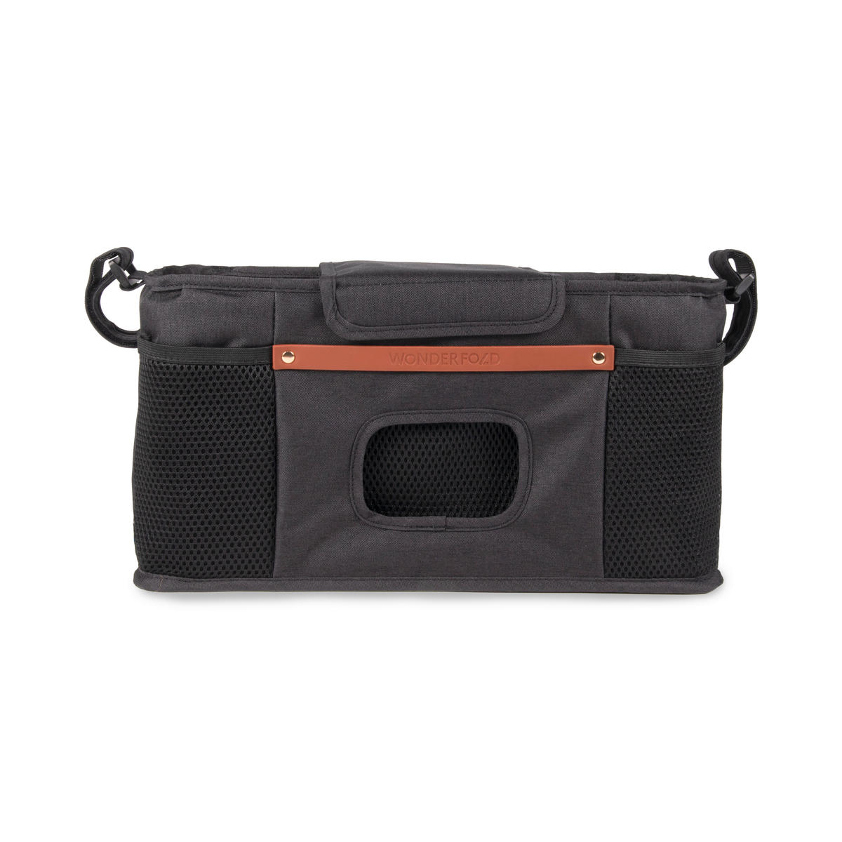 BUGGY-ORGANIZER Parent Console  - Schwarz, Basics, Textil (12.44/38.1/19.3cm) - WONDERFOLD