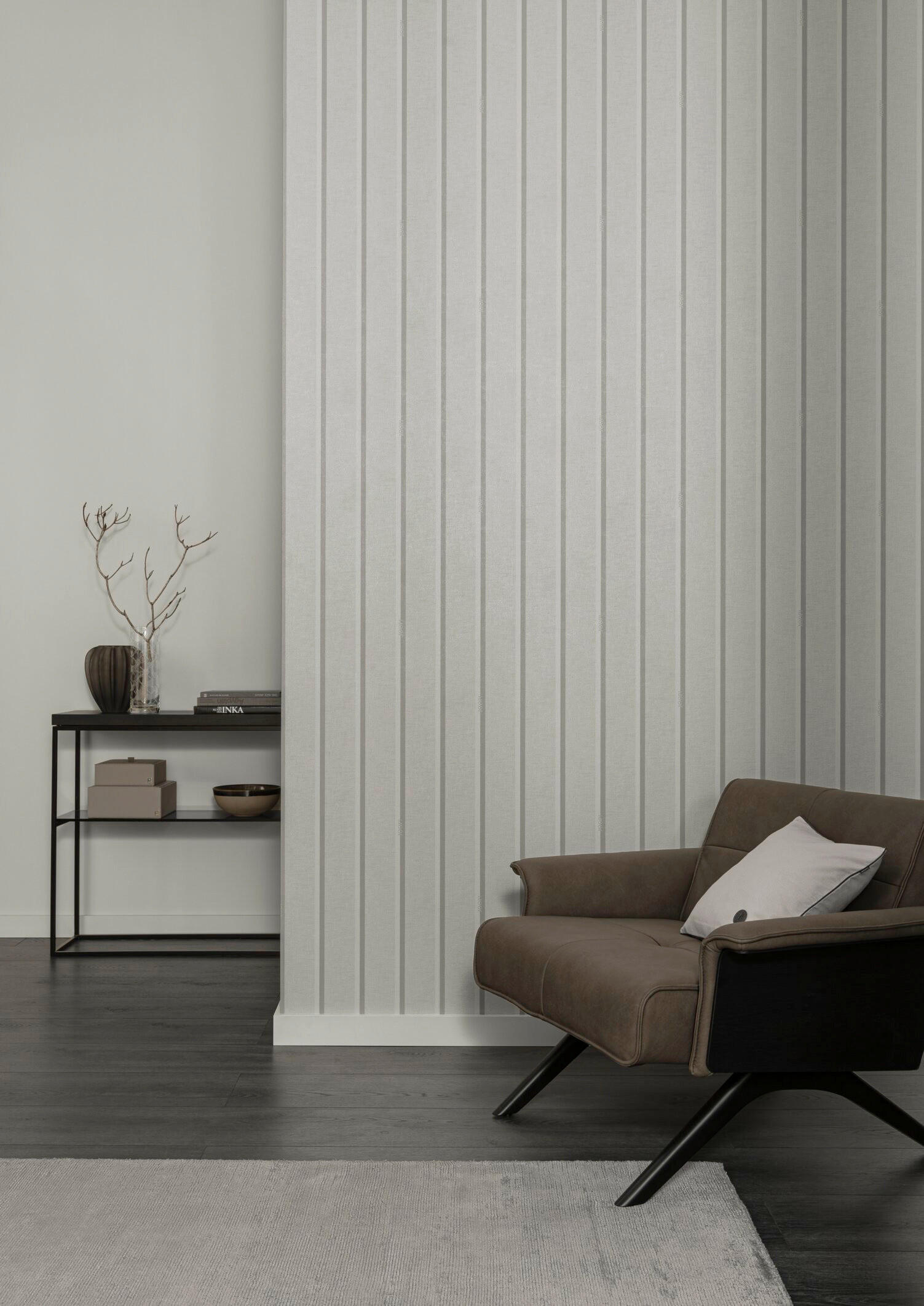 VLIESTAPETE 10.05 m J! STRIPES - Creme, Design, Textil (53/1005cm) - Joop!