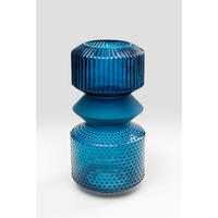 VASE 36 cm  - Blau, Basics, Glas (18/36/18cm) - Kare-Design