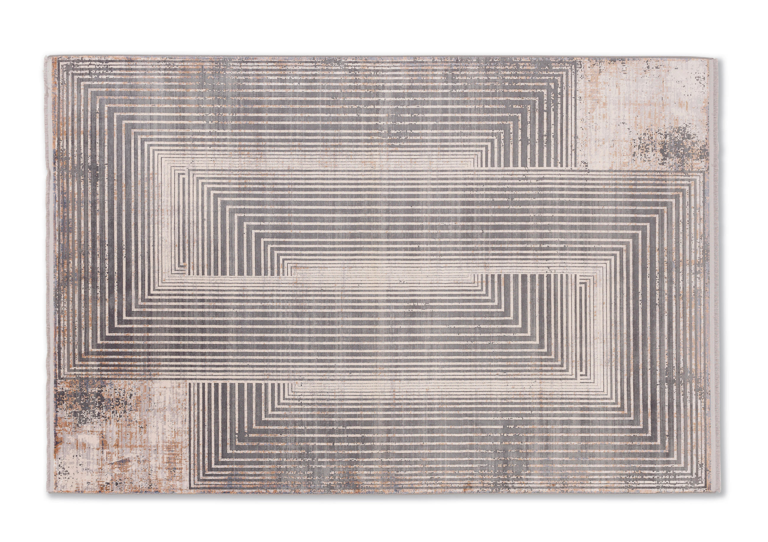 WEBTEPPICH 160/230 cm Mirano Creme, Dunkelgrau  - Dunkelgrau/Creme, Design, Textil (160/230cm) - Novel