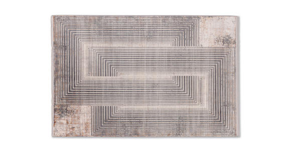 WEBTEPPICH 200/290 cm Mirano Creme, Dunkelgrau - Dunkelgrau/Creme, Design, Textil (200/290cm) - Novel