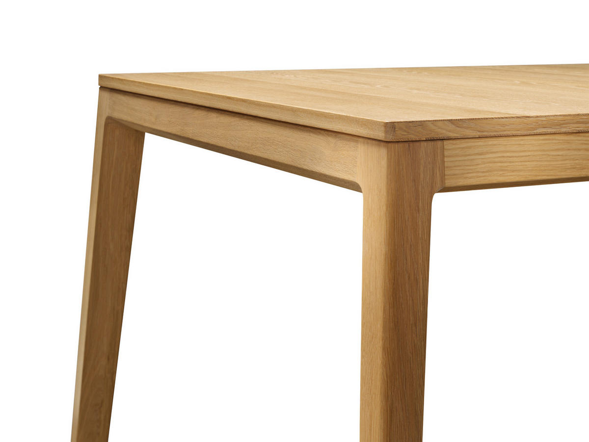 ESSTISCH in Holz 140/100/75 cm  - Eichefarben, Design, Holz (140/100/75cm) - Team 7
