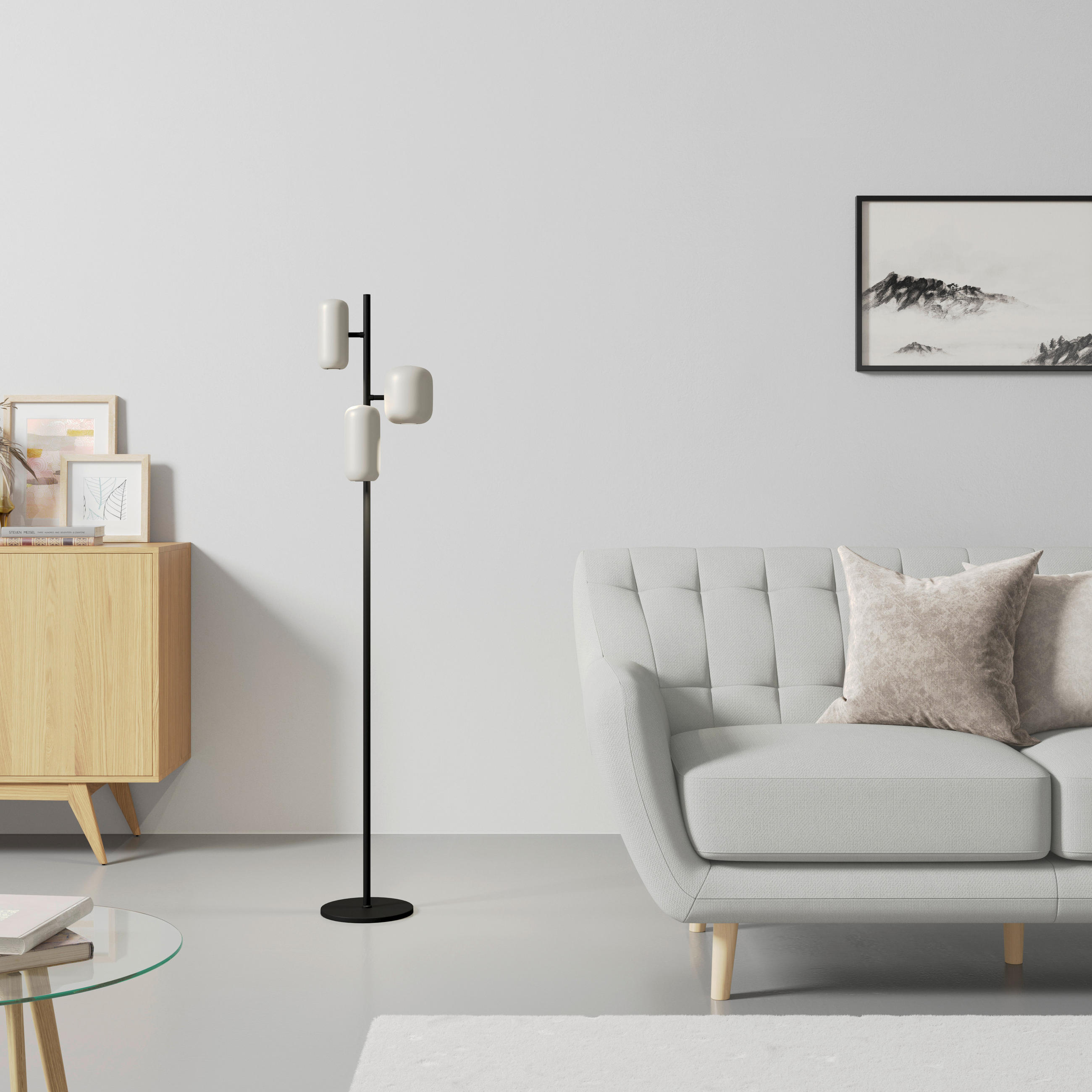 STEHLEUCHTE Paris 28/147 cm   - Sandfarben, Basics, Metall (28/147cm) - Brilliant