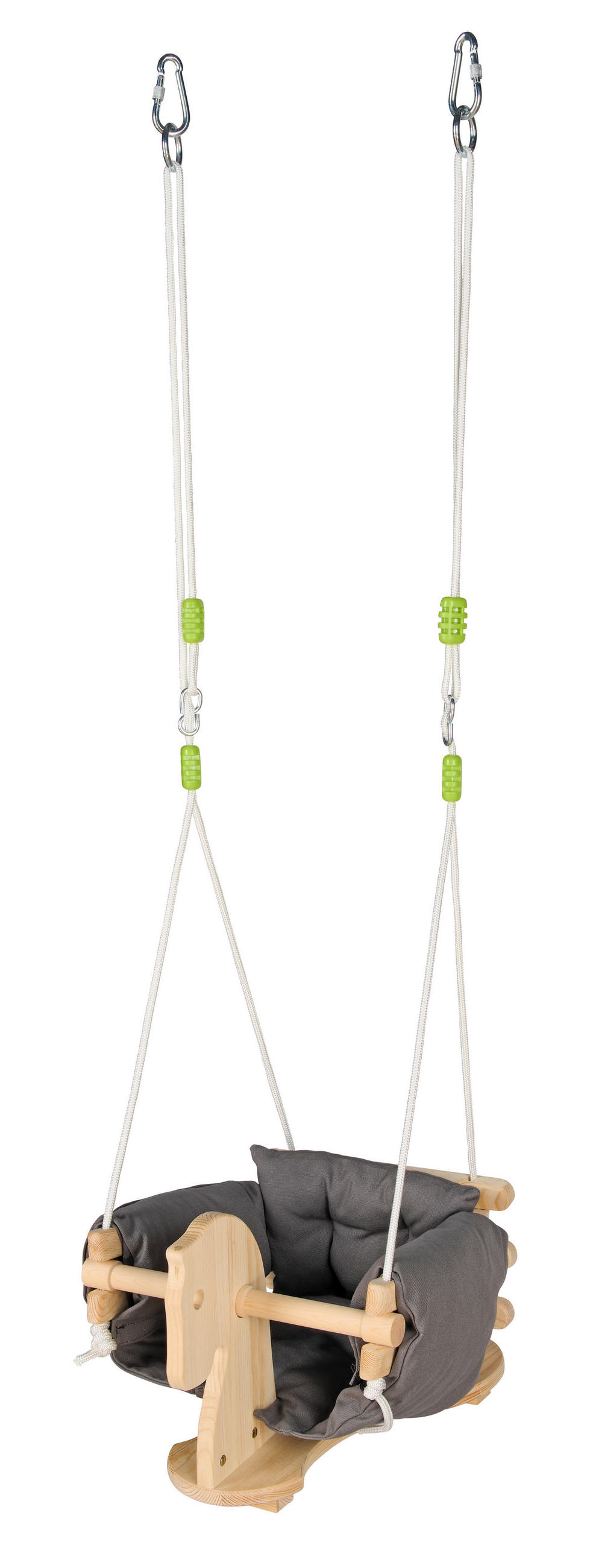 GUGALNICA ZA DOJENČKE - siva, Trend, kovina/umetna masa (46/37/33cm) - My Baby Lou